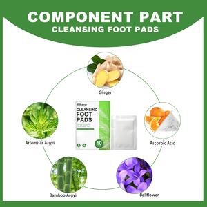 Cerotti Detox per Piedi a Base di Erbe Personalizzati, Promuovono il Sonno e la Perdita di Peso, Cerotti al Zenzero per Pulizia Profonda - Product Image 2