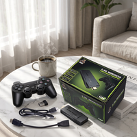 Manette de jeu sans fil 2,4 GHz avec récepteur USB, joystick modèle M8 pour PC Gaming, noir, double stick analogique