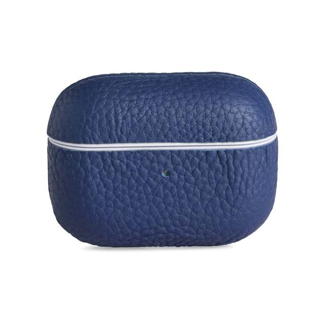 Fashion Handmade Genuine Leather Case for AirPod Pro, Front LED Visible Christmas Gift Men Women Leather Airpod Headphone Cover