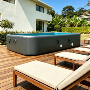 Novedades DWF I Poo Go Piscina Inflable Sobre Suelo, Crea un Ambiente Inspirado en un Resort Privado, Atractivo Estilo de Vida al Aire Libre - Product Image 2