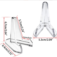 Anpassbarer Plexiglas-Handyst änder Verstellbarer transparenter Acryl-Staffelei-Kunststoff-Displayst änder
