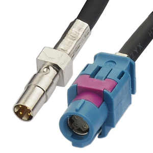 스타 블루 FAKRA 어댑터 암-수 커넥터 LVDS 비디오 케이블 어셈블리 IP67 등급 구리 코어 - Product Image 3