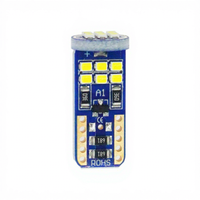 Ampoules LED Liwiny T10 2016 18SMD 168 194 pour voiture, Canbus 12-24V, sans polarité, éclairage de plaque d'immatriculation, feux de position, feux de brouillard, feux de jour (DRL)