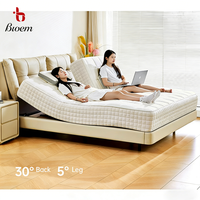 Cadre de lit intelligent multifonctionnel réglable - Lit intelligent en métal à levage automatique avec base de matelas pour chambre à coucher hôtel
