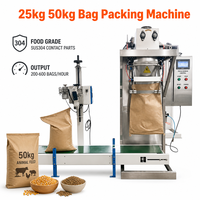 Machine d'ensachage semi-automatique 50 kg, machine d'emballage de sacs 25 kg et 50 kg, système de pesage électronique 5 à 50 kg