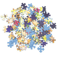 Puzzle de plage océanique 500 pièces Surf Is Up, emballage rigide, vente en gros, cadeau promotionnel, fournisseur OEM ODM