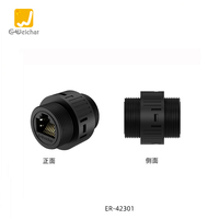 Adaptador Ethernet RJ45 Impermeable IP67 E-Weichat, Conector Exterior Macho/Hembra CAT5 con Contactos de Aleación de Cobre Chapados en Oro