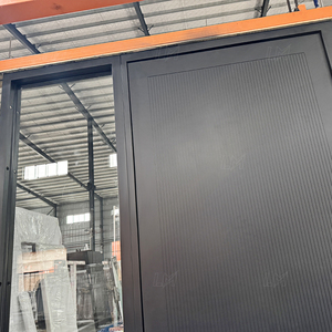 Portes pivotantes d'entrée en acier inoxydable aluminium de sécurité anti-effraction intérieur extérieur de style moderne <span class=keywords><strong>Prix</strong></span> de la <span class=keywords><strong>porte</strong></span> <span class=keywords><strong>blindée</strong></span> - Product Image 5