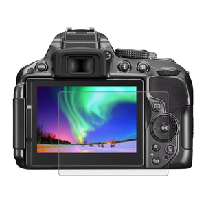 Protector de Pantalla de Vidrio Templado 2.5D 9H Antirrayaduras HD Transparente de Tamaño Personalizado para Cámara Nikon D5300 D5500 D5600, Fabricante OEM - Product Image 1