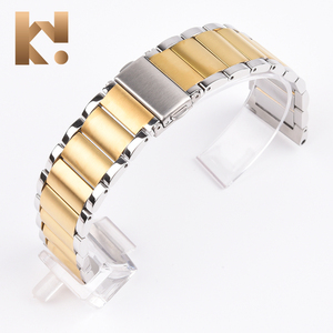 Keepwin Bracelet de montre en acier inoxydable ajustable en métal pour Samsung <span class=keywords><strong>Huawei</strong></span> 20mm 22mm - Product Image 5
