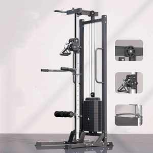 Sistema Completo de Fitness para el Hogar de Acero que Integra Movimiento de Volante Unilateral, Polea Alta <span class=keywords><strong>Vertical</strong></span> y <span class=keywords><strong>Barra</strong></span> de Dominadas Multiagarre - Product Image 1