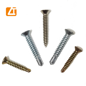สกรูเจาะ M3.5 10มม. สกรูหัวแบนแบบยกขึ้นสำหรับสกรูเจาะโลหะสังกะสีแบบปรับแต่ง DIN7504ฟิลลิปส์ - Product Image 6