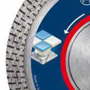 Disque diamanté professionnel 'HardCeramic', diamètre 125 mm pour meuleuses d'angle (94691776622) - Product Image 5