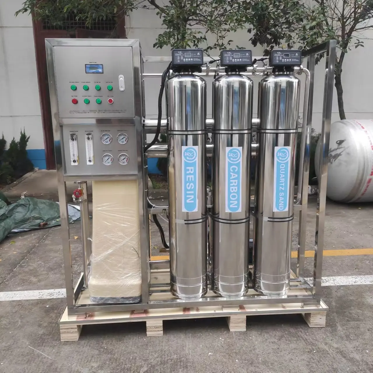 Filter ein Eai Dreirad Guangzhou Aomi Wasser aufbereitung filter ein Eau Professional 3 Tonnen Jede Stunde Wasser aufbereitung filter