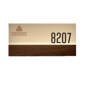 Letrero LED Acrílico Transparente Moderno con Diseño Personalizado al por Mayor, Número de Habitación de Hotel Iluminado, Placa de Casa Iluminada - Product Image 4