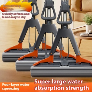 Free Sample Absorbent <strong>Mop</strong> Hands-Free Floor Cleaning with <strong>PVA</strong> Sponge Washable and Foldable Squeeze <strong>Mops</strong> - Product Image 2