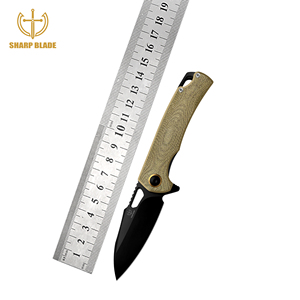 Chất lượng cao gấp dao cắm trại G10 xử lý túi ngoài trời EDC dao cho biểu tượng tùy chỉnh - Product Image 6