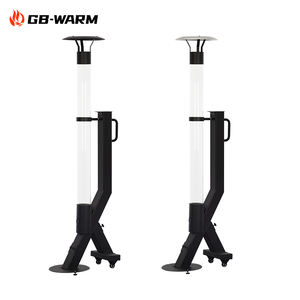 Popular <span class=keywords><strong>Pellet</strong></span> de madera Calentador de patio Quema de madera Tubo de vidrio para fuego Calentador de pozo de fuego Estufa de pellets - Product Image 1