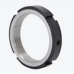 Écrou de blocage fendu en acier inoxydable 304 série E avec quatre rainures pour applications de roulement - Product Image 1