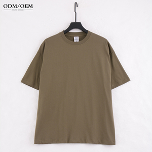 T-shirt classique pour homme, 100% coton, impression de logo personnalisée, t-shirt de haute qualité, coupe standard, col rond, t-shirt uni pour homme - Product Image 4