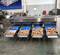Groenten Grapefruit Oranje Fruit Grader Machine Appel Oranje Kiwi 'S Citroen Automatische Vruchtgewicht Sorteer