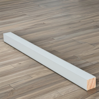 Design moderne gris Gesso apprêté LOSP H3 bois traité panneau de garniture de fenêtre de porte décoratif FJ Radiata pin sapin chinois LVL S3S/S4S