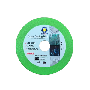 <span class=keywords><strong>4</strong></span> "<span class=keywords><strong>4</strong></span>.5" New Green Thin Saw Blade Wheel Glass Ceramic and Glass Cutting Tool Wheel Disque de coupe de verre - Product Image 1