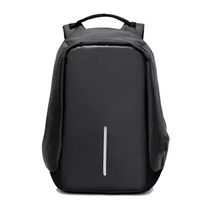 공장 프로모션 usb 배낭 현대 비즈니스 블랙 노트북 가방 도난 방지 15.6 인치 노트북 가방 충전 포트