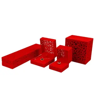 Wholesale China Manufacturer Custom Jewelry Box Pakistan Elegant Hollow Out Gift Jewelry Box Set