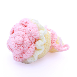 Nuevo y lindo ramo de rosas, regalo para el Día de la Madre, adorno para bolso, colgante de hilo de ganchillo para el Día de San Valentín, producto terminado - Product Image 4