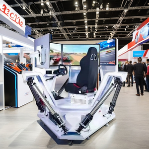 Nhà Máy Bán buôn đồng tiền hoạt động 6doof VR <span class=keywords><strong>Simulator</strong></span> ba màn hình trò chơi đua xe máy thực tế ảo nhập vai máy - Product Image 5