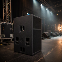 Subwoofer actif double 18 pouces Sub 8006-AS PA, enceinte audio, impédance 4 ohms, sortie 3200W, étanche