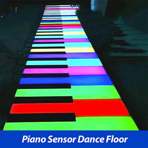 Pista de Baile LED Eléctrica Sensible a la Presión con Efecto Infinito de Vidrio 3D Iluminada de Guangzhou para DJ - Product Image 1