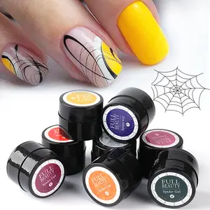 Spider Line Nail Art Polish Draht farben Malgel Nagellack Glow in the Dark 3D UV-Lack Zeichnung Spider Gel