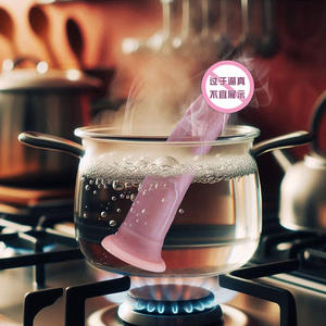 Big Size Double Layer Flüssig silikon Dildo Saugnapf zum Massieren für den individuellen Gebrauch oder Paare verbessern die sinnliche Erfahrung - Product Image 6