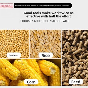 HENGQI Nouvelle Broyeuse Commerciale Automatique de Granulés Alimentaires pour Animaux, Capacité 7,5 Tonnes/Heure, Machine Électrique en Fer Haute Efficacité, Faible Coût - Product Image 3