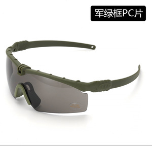 نظارات إطلاق نار رياضية خارجية CS عدسات قابلة للتبديل نظارات أمان مقاومة للصدمات نظارات تكتيكية باليستية - Product Image 6