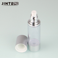 Flacon cosmétique sous vide en plastique AS de haute qualité avec pompe pulvérisatrice sans air, disponible en 15ml, 30ml, 50ml, 80ml, 100ml, 120ml – Vente en gros