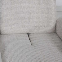 En stock en gros Milan Creative Salon Hôtel Furntiue Rangée droite Dossier Trois Places Escargot Canapé