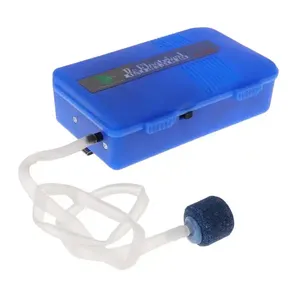 Bomba de Aire para Acuario Risheng Jr, Oxigenador para Peceras R-101, Salida Única, Portátil, Funciona con Batería - Product Image 2