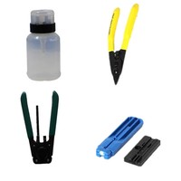 Kit d'outils de fibre optique FTTH 12 pièces avec compteur de puissance de fibre optique et localisateur visuel de défauts