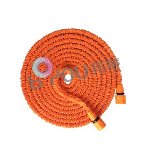 Tuyau d'arrosage de pelouse extensible léger en fil vert anti-étirement/anti-extension, sans fuite, à tête extensible - Product Image 1