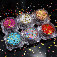 Glitter Polyester Grosir Tahan Pelarut, Glitter Chunky Campuran untuk Kerajinan Resin dan Tumbler