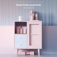 Haltères réglables en ABS avec plaques de poids à changement rapide 3 kg par paire - Utilisation à domicile pour femmes et hommes