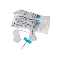 Aiguille papillon vétérinaire de qualité médicale avec support - Kit de prélèvement sanguin veineux stérile 21G 23G pour usage clinique