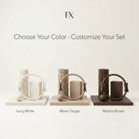 Ensemble d'accessoires de fitness pour la maison FX Durable, comprenant un tapis de yoga, un anneau de musculation, des haltères et des barres de musculation, un équipement de Pilates