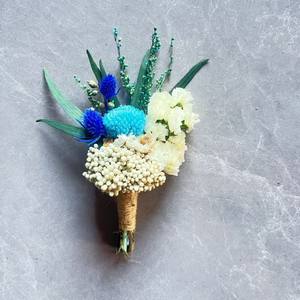 Bouquet di Fiori Secchi Mini con Steli, Fiori Secchi Boho per Decorazioni Fai-da-Te, Mazzi di Fiori Secchi per Matrimoni - Product Image 5