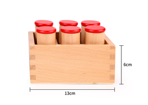 Juguete educativo <span class=keywords><strong>Montessori</strong></span> <span class=keywords><strong>de</strong></span> integración sensorial para niños, juego <span class=keywords><strong>de</strong></span> emparejamiento <span class=keywords><strong>de</strong></span> sonido, Juguete Musical con reconocimiento <span class=keywords><strong>de</strong></span> voz, <span class=keywords><strong>caja</strong></span> <span class=keywords><strong>de</strong></span> madera - Product Image 3