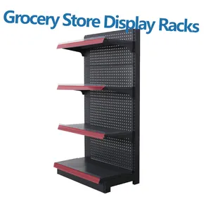 China Supplier Grocery Stores Shelf Supermarket Shelves Supermarket Gondola Shelving Shop Rack