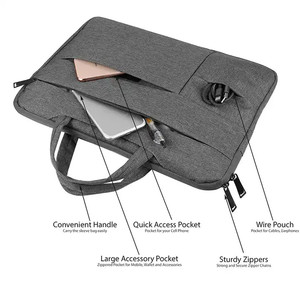 กระเป๋าใส่แล็ปท็อปหนัง KD1948 กันน้ำ ป้องกันการกระแทก พร้อมหูหิ้ว สำหรับ Stream 14 สำหรับ <span class=keywords><strong>Chromebook</strong></span> S330 <span class=keywords><strong>Asus</strong></span> - Product Image 5